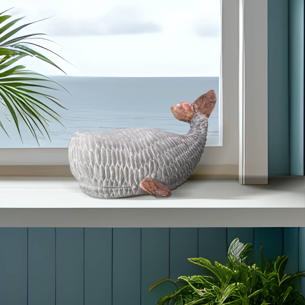 Fabric Weave' Sperm Whale 9.75" - 9.84