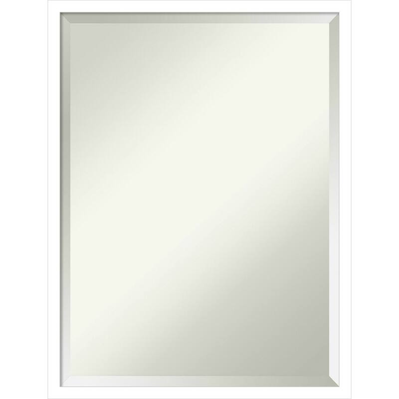 Beveled Wood Wall Mirror - Svelte Frame