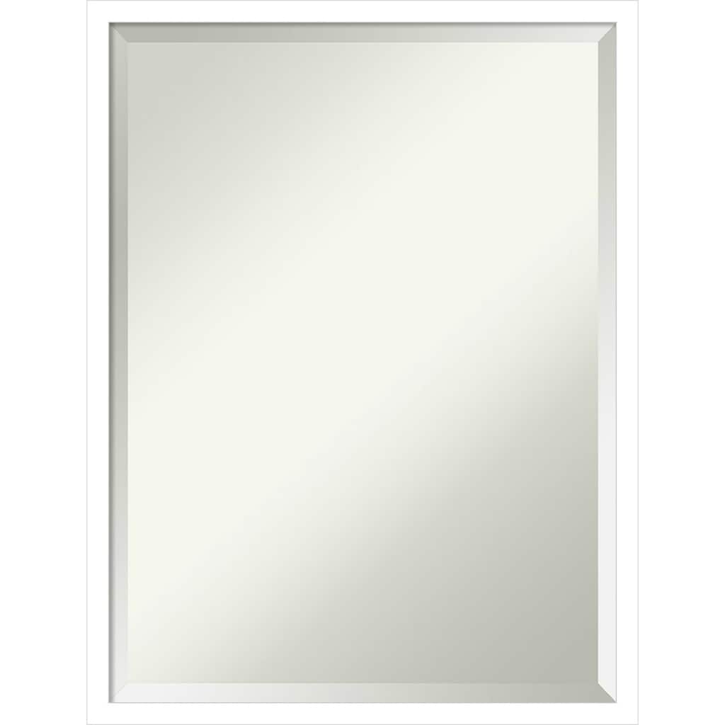Beveled Wood Wall Mirror - Svelte Frame