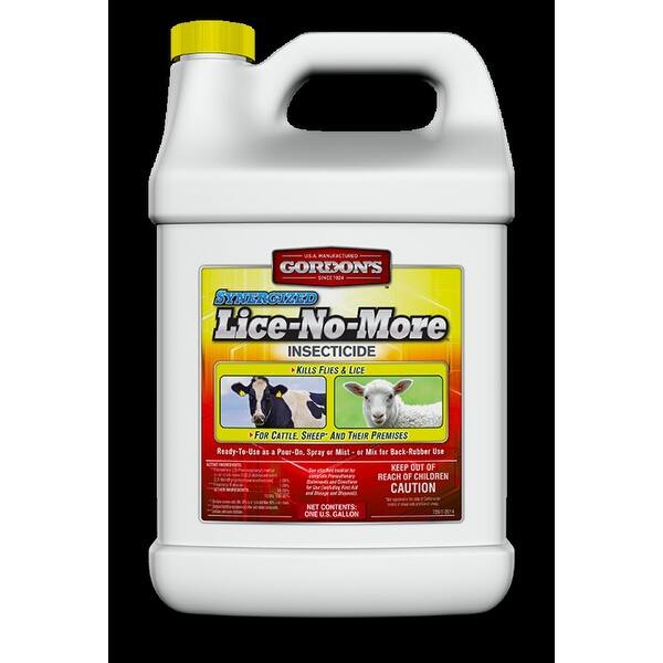 Gordon's 7291072 Synergized Lice-No-More Insecticide (RTU), 1-Gallon ...