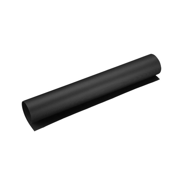 BBQ Grill Mats Non Stick Reusable Barbecue Grilling Accessories 60cmx40cm Black