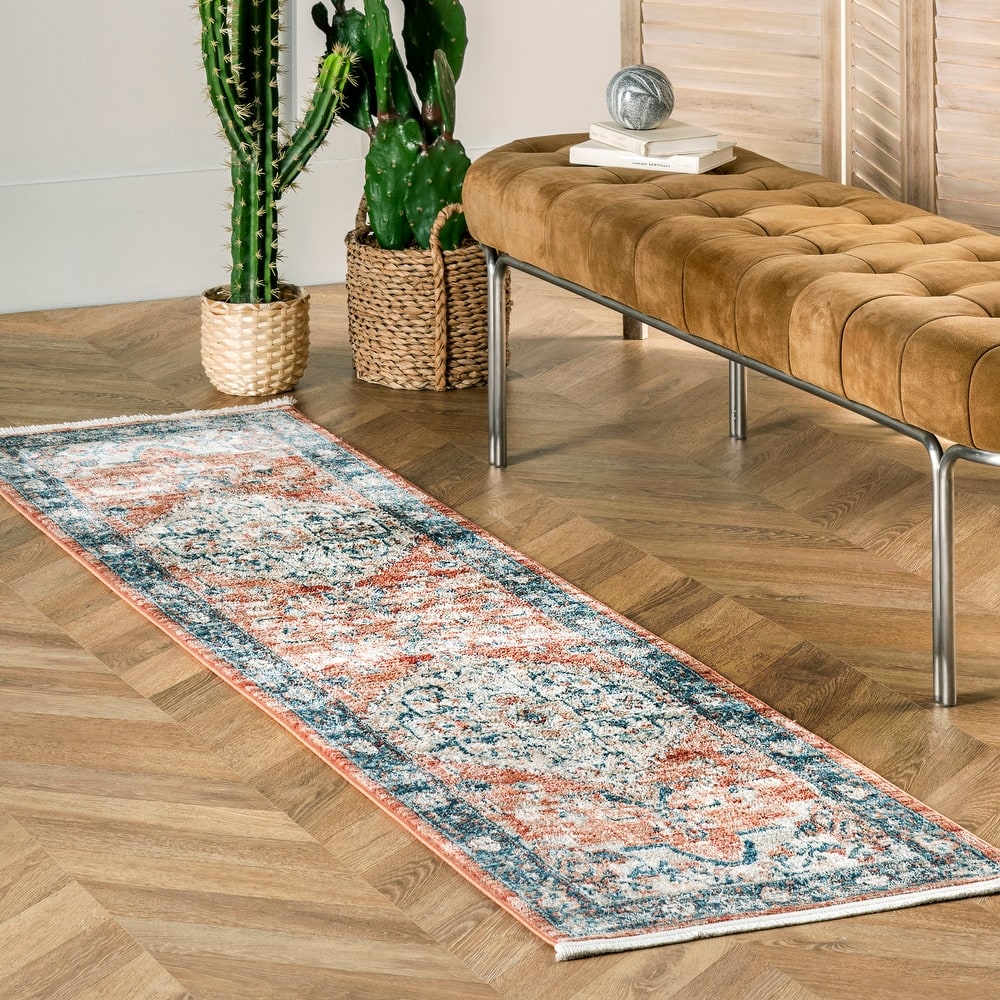 Nuloom Zara Vintage Medallion Area Rug