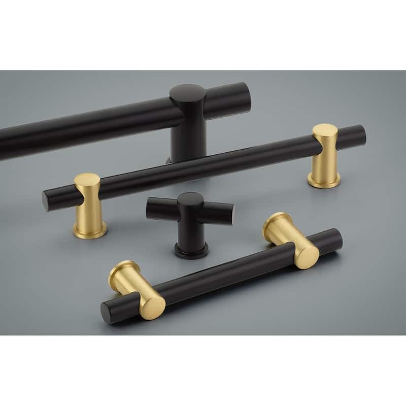 Schaub and Company Fonce 8" Center to Center Modern Euro Bar Style