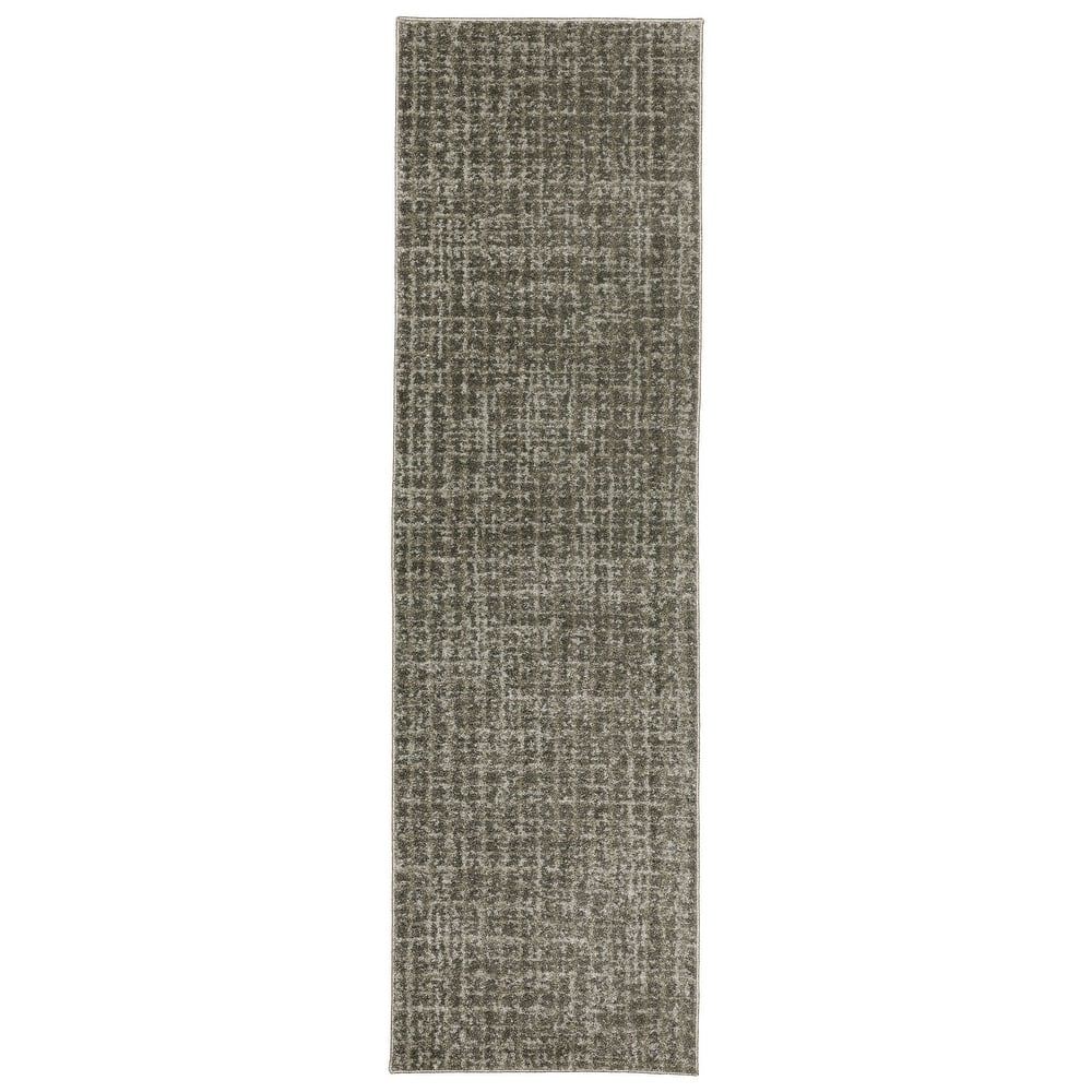 Style Haven Archer Geometric Plaid Grey/ Beige Indoor Area Rug