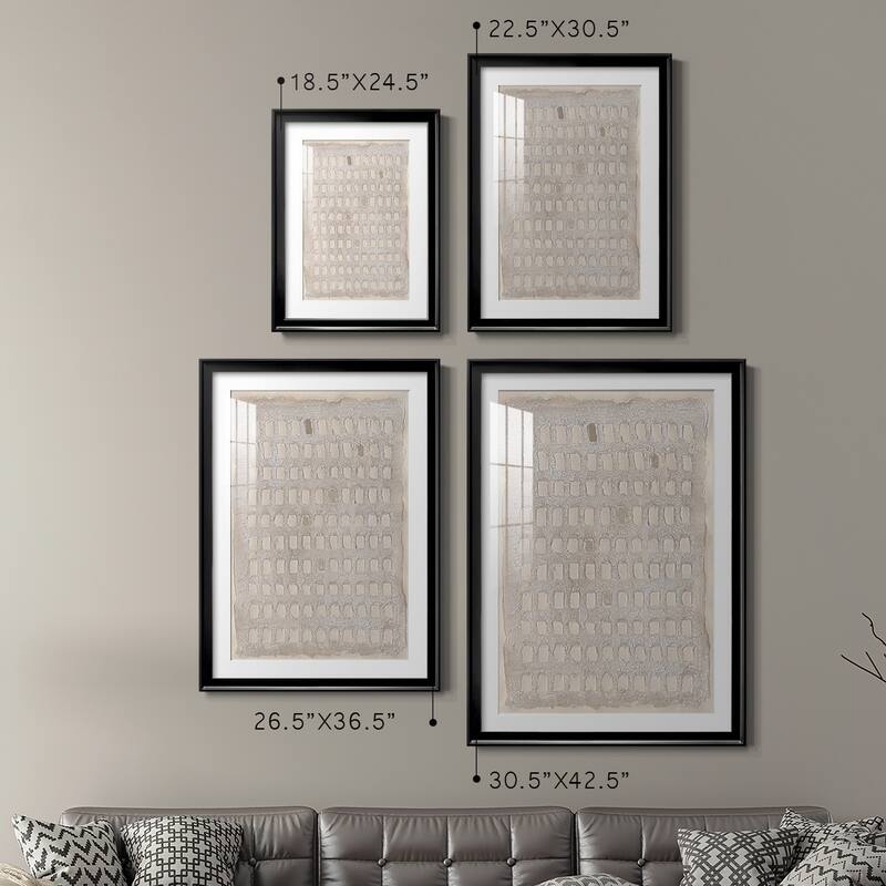 Pearl Punch Card I Premium Framed Print - Ready to Hang