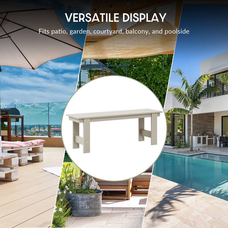 Polytrends Shoreside Patio 48" Bench