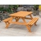 preview thumbnail 1 of 11, A-Frame Outdoor Patio Deck Garden Picnic Table
