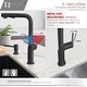 preview thumbnail 7 of 55, STYLISH Kitchen Sink Faucet Single Handle Pull Down Dual Mode in Stainless Steel