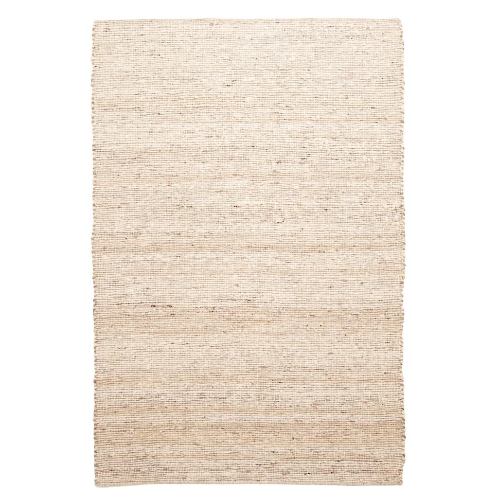 ECARPETGALLERY Braid weave Sienna Tan Wool Rug - 5'3 x 7'11