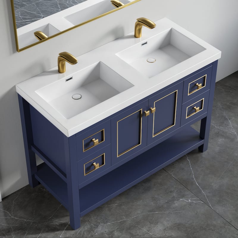Davis 48" Double Bathroom Vanity Set