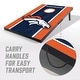 preview thumbnail 3 of 5, Denver Broncos NFL Compact 2x3 Tailgate Cornhole Board Set