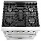 preview thumbnail 10 of 16, Cosmo 30 in. Freestanding Gas Range with 5 Sealed Burners and 4.5 cu. ft. Convection Oven in Stainless Steel