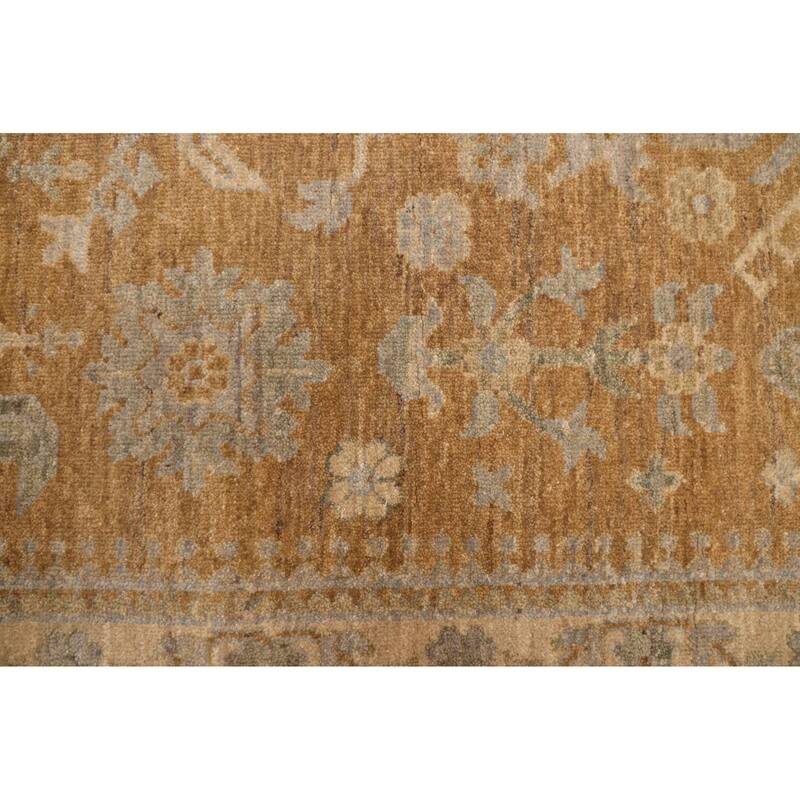 ECARPETGALLERY Hand-knotted Jamshidpour Light Brown Wool Rug - 9'0 x 12'0