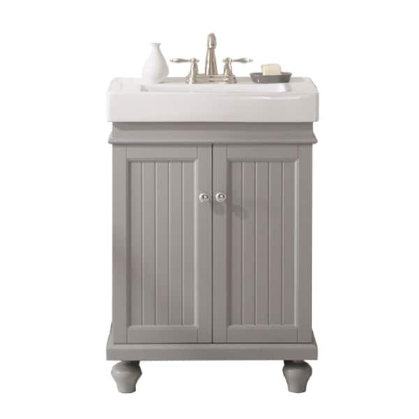 slide 1 of 4, Legion Furniture 24" Gray SINK VANITY