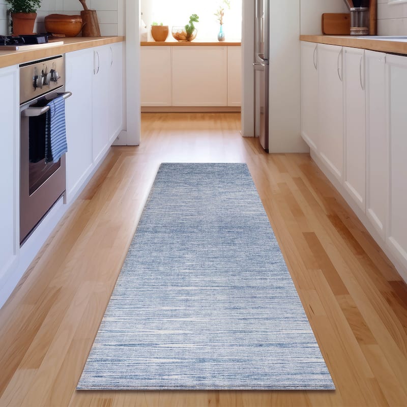 Premium Washable Super Soft Ombre Mayfield Rug - Denim - 2' 3" x 7' 6" - Runner