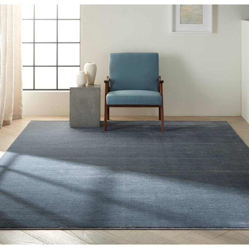 Calvin Klein Home Jackson Solid Area Rug - 7' 10" x 10' 6" - Slate - Runner/Rectangle