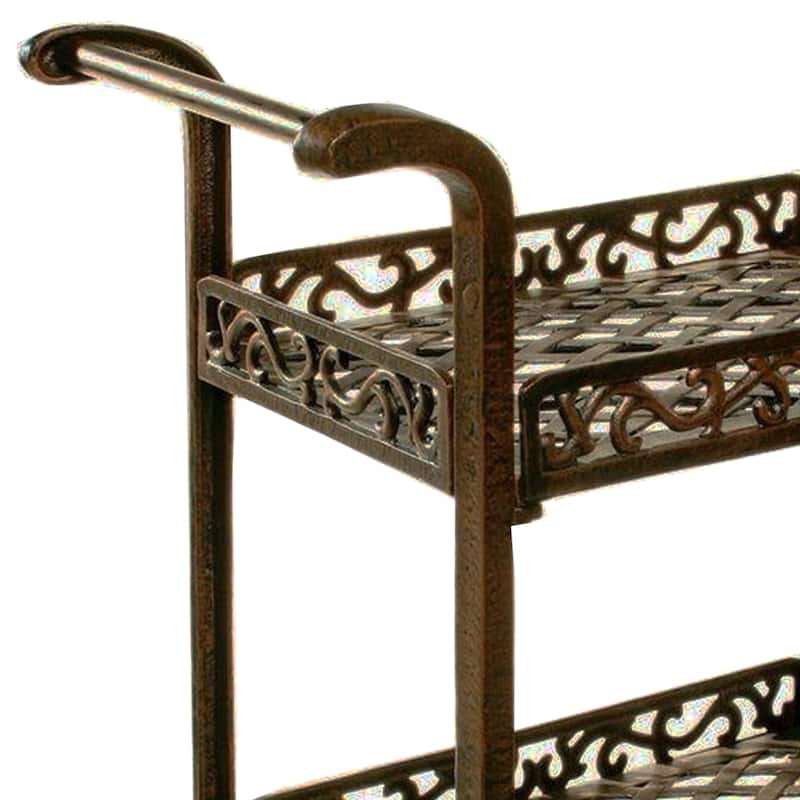 Dakota Cast-aluminum Garden Service Cart