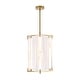 preview thumbnail 1 of 8, Varaluz Mingle 3-Light Pendant - Satin Brass Brass