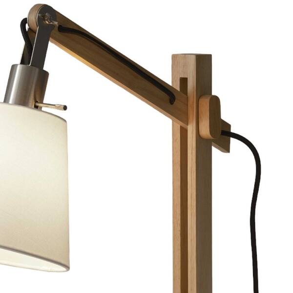 Rustic Hinged Natural Wood Table Lamp Rustic Hinged Natural Wood Table Lamp