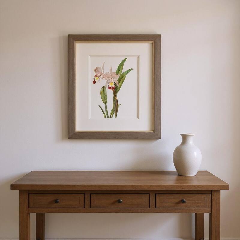 HomeRoots Set Of Two Floral Beauty I Silver Framed Wall Art - 9.00 in. x 11.00 in. x 1.00 in.