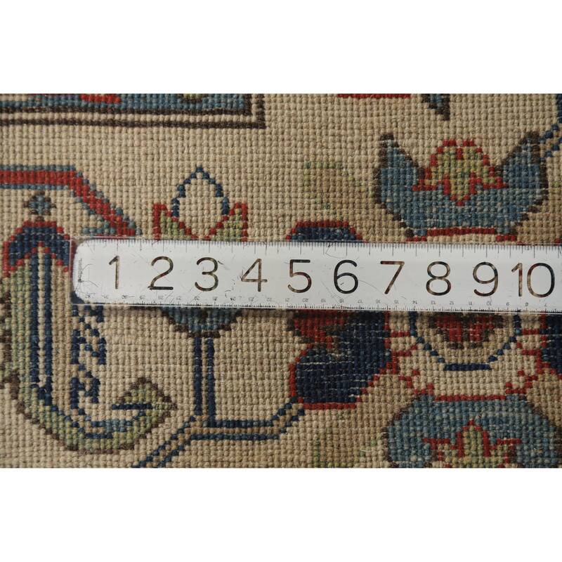 Hand Knotted Oriental 100% Wool Carpet Traditional Floral Red Kazak Area Rug - 11' 8'' X 9' 0''