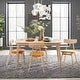 preview thumbnail 22 of 20, Simple Living Solid Beechwood Cadiz 5-piece Dining Set Orange/Beech