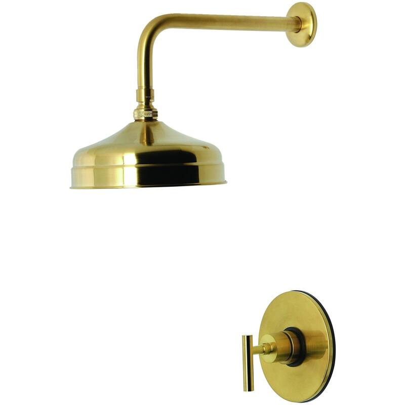 Kingston Brass KB633.CMLSO Manhattan Shower Only Trim Package with 1.8 - Brushed Brass