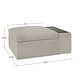 preview thumbnail 22 of 20, Sebastopol Boucle Fabric Storage Ottoman With Table and Casters by iNSPIRE Q Modern