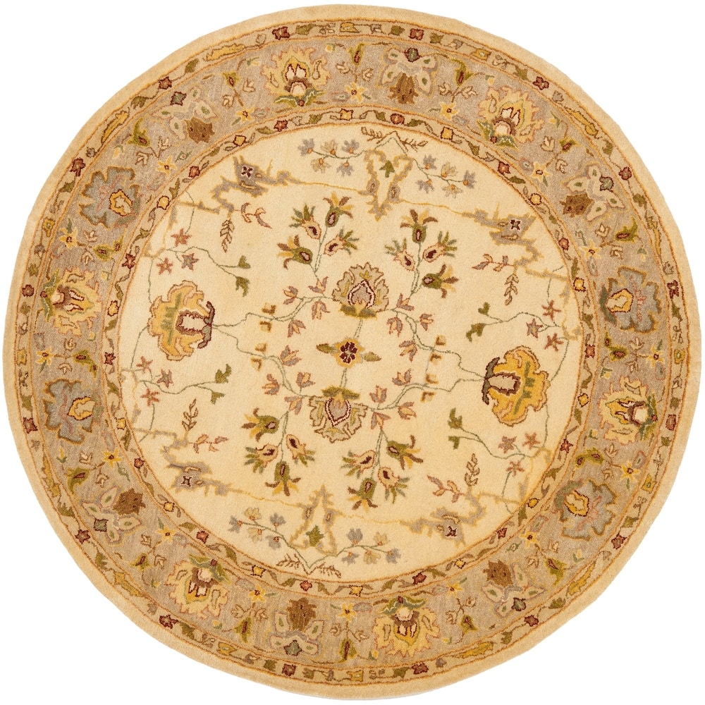 SAFAVIEH Handmade Bergama Petkana Oriental Hand-spun Wool Rug