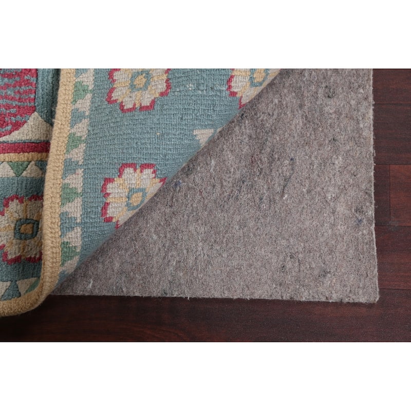 Vegetable Dye Nepalese Area Rug Hand-knotted Oriental Wool Carpet - 5'2" x 8'0"