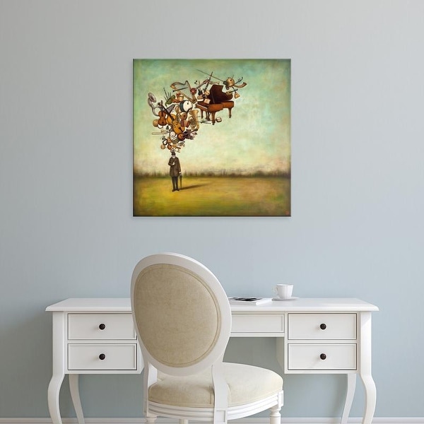 Easy Art Prints Duy Huynh's 'Thanks for the Melodies' Premium Canvas Art