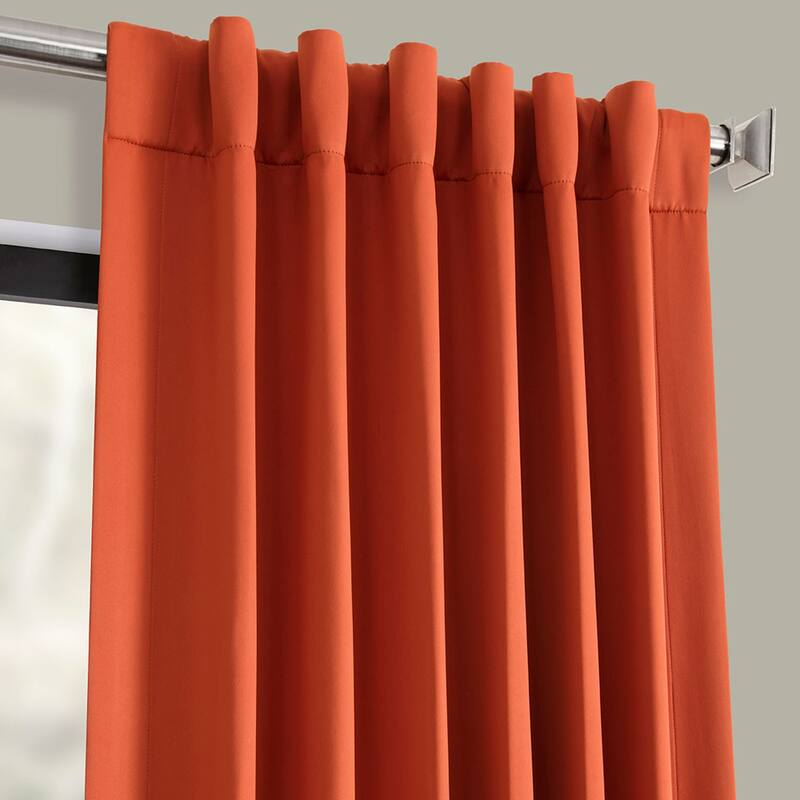 Exclusive Fabrics Room Darkening Curtain Panel Pair (2 Panels)