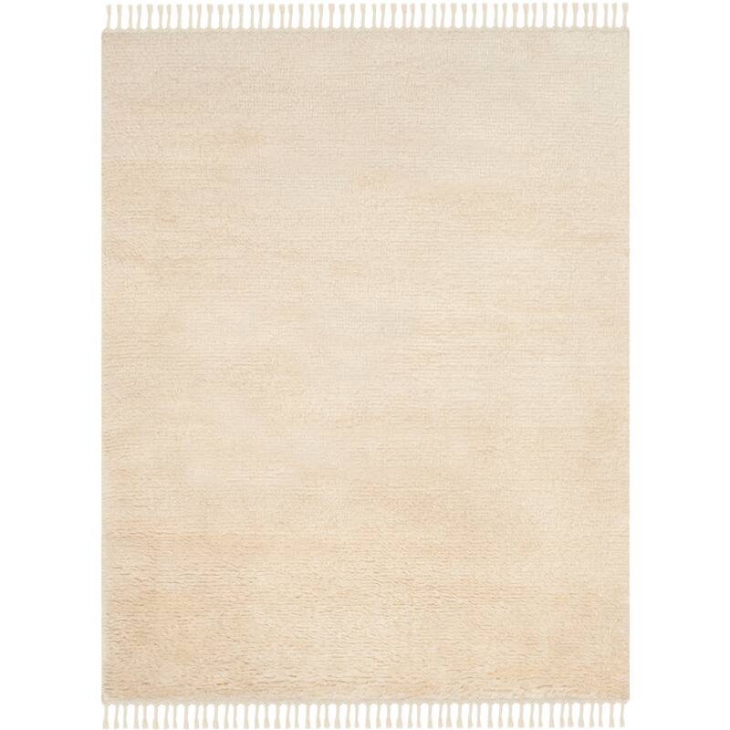 SAFAVIEH Hand-knotted Casablanca Shag Seva Tribal Wool Rug