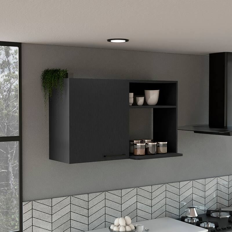 Kitchen Wall Cabinet, Two Shelves