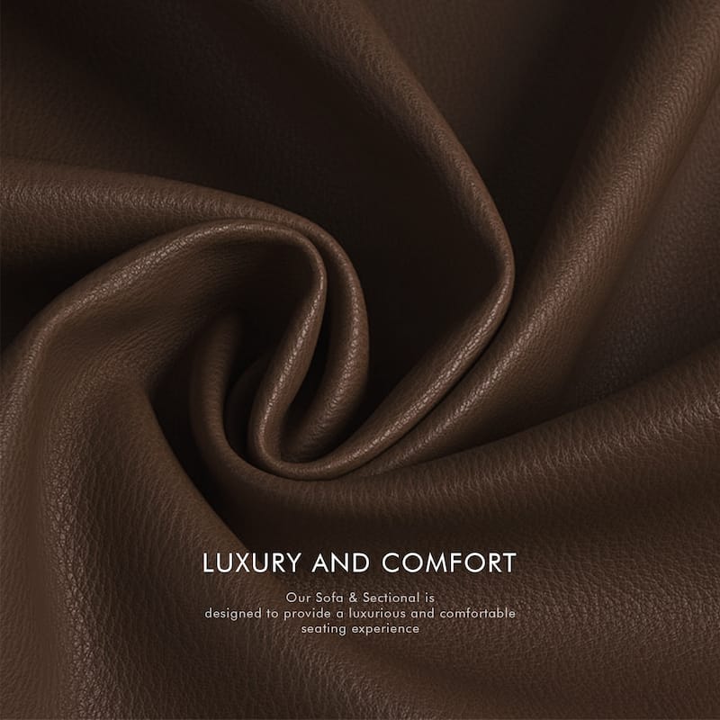 48.5" W Faux Leather Dual-Power Oversized Width Seat Recliner with USB & USB-C Charging, Ajustable Headrest