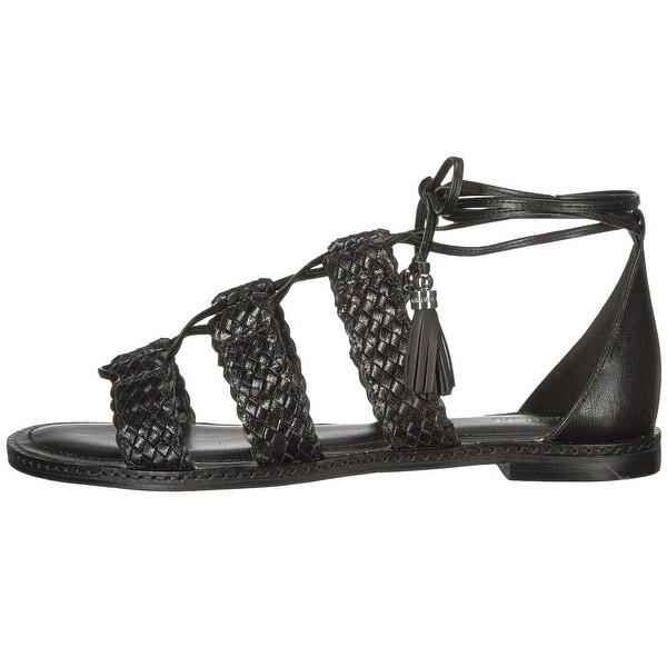 Shop MICHAEL Michael Kors Womens Monterey Leather Open Toe Casual Gladiator Sandals - On Sale ...