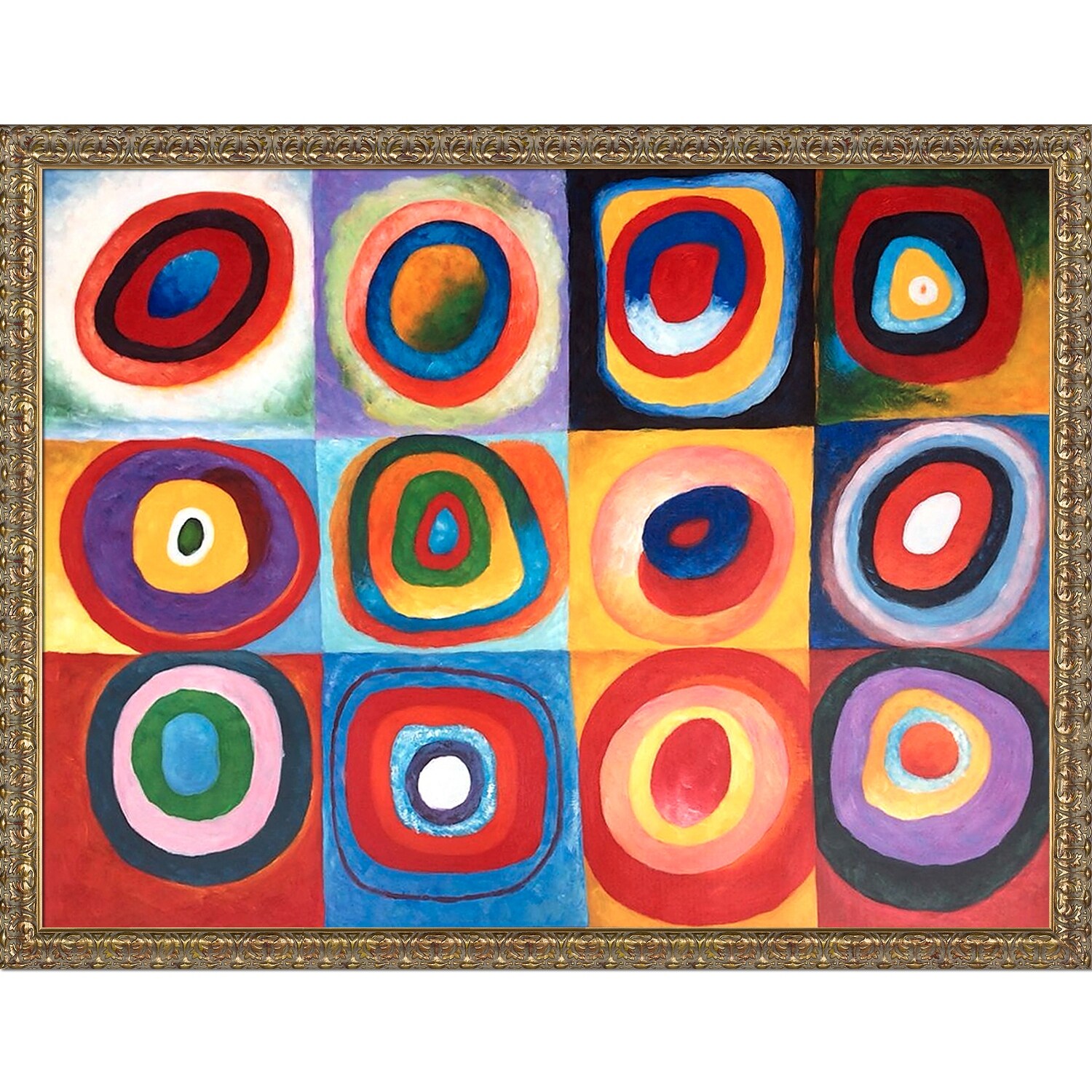 art prints several circles by wassily