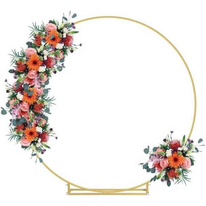6.6FT Round Backdrop Stand - Gold