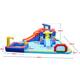 Outdoor Kids Inflatable Water Park with splash pool & water gun - Bed ...