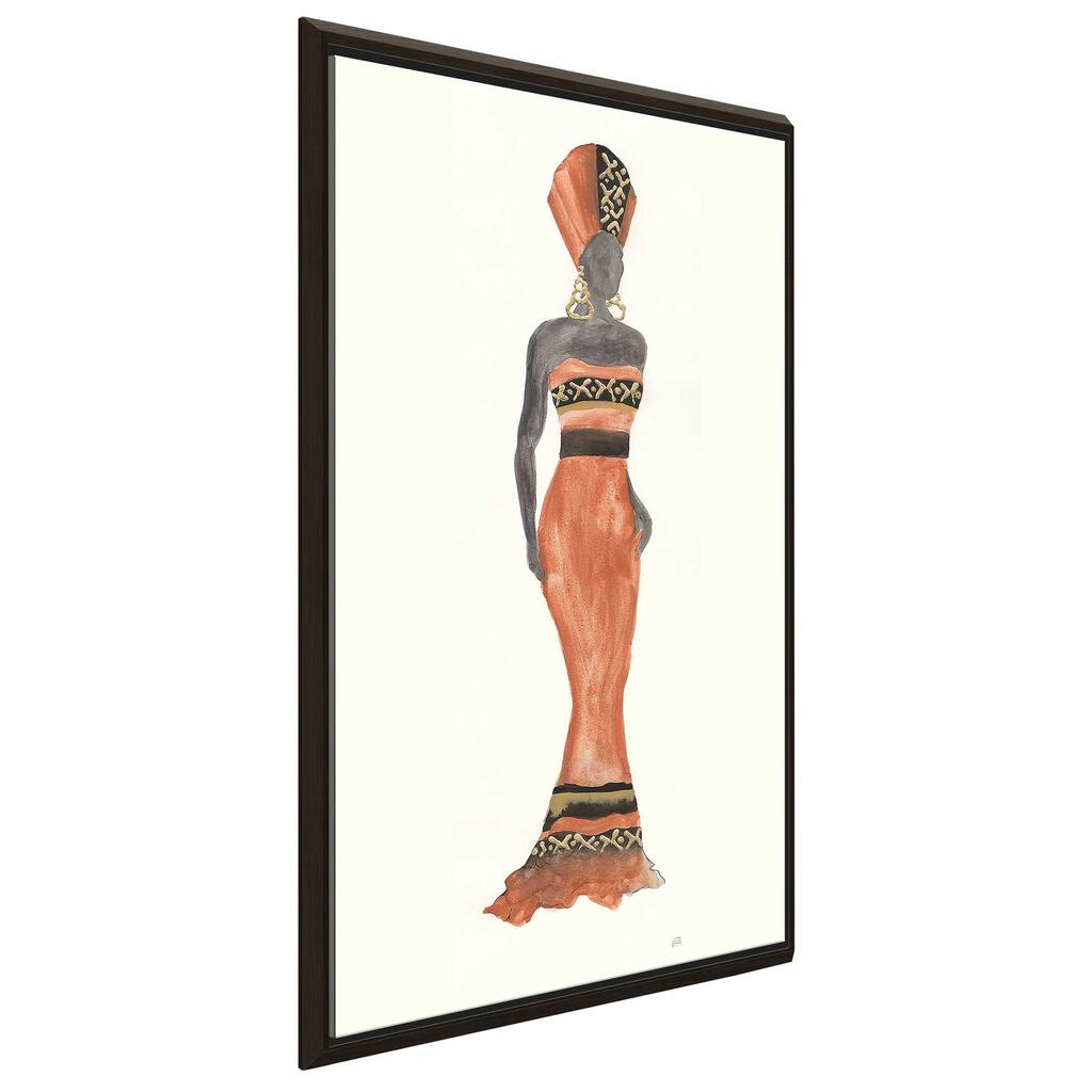 "Global Fashion I" Print on Floating Canvas
