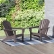 preview thumbnail 14 of 99, POLYTRENDS Altura Outdoor Eco-Friendly All Weather Poly Patio Adirondack Chair (Set of 2) Dark Brown