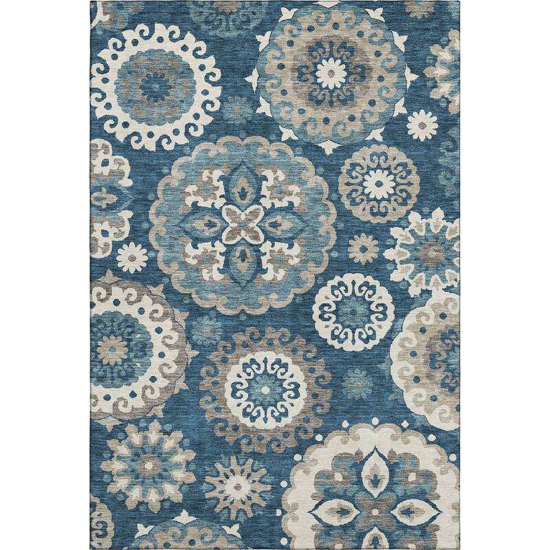 Premium Washable Super Soft Boho Suzani Mayfield Rug