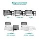 preview thumbnail 5 of 6, Dream On Me Chloe 5 in 1 Convertible Crib with Changer