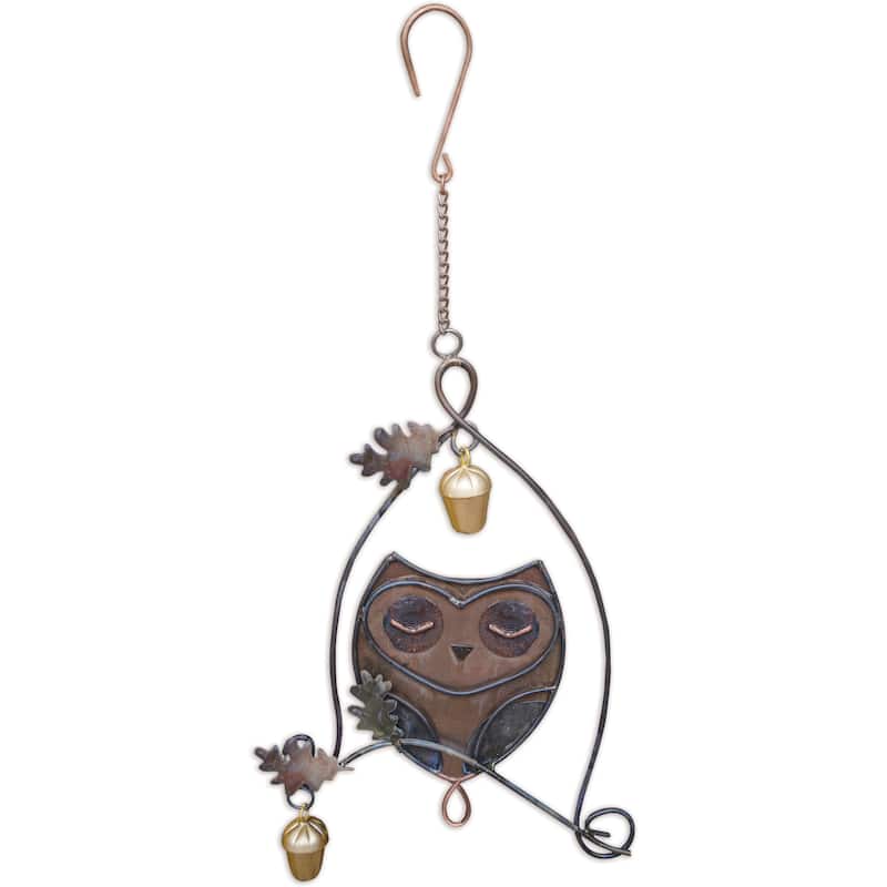 Copper Owl Hanging Buddy - Set of 2