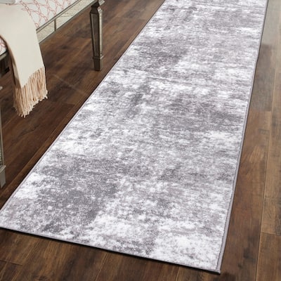 World Rug Gallery Distressed Abstract Area Rug