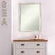 preview thumbnail 18 of 66, Beveled Bathroom Wall Mirror - Crackled Metallic Frame