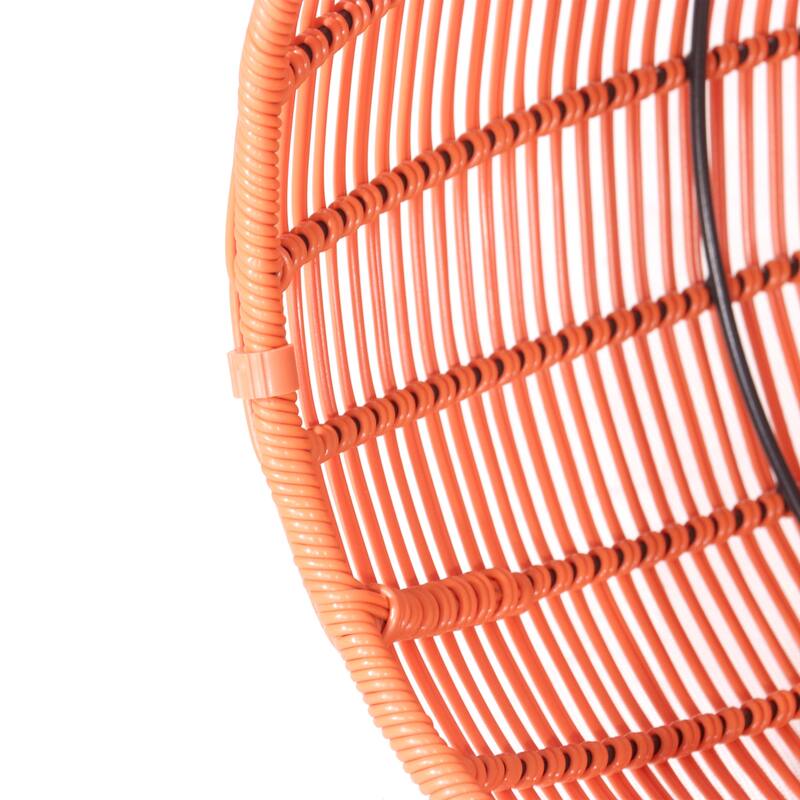 16in Wicker Side Table