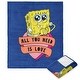 preview thumbnail 1 of 3, Nickelodeon Spongebob Hearty Sponge Silk Touch Throw Blanket