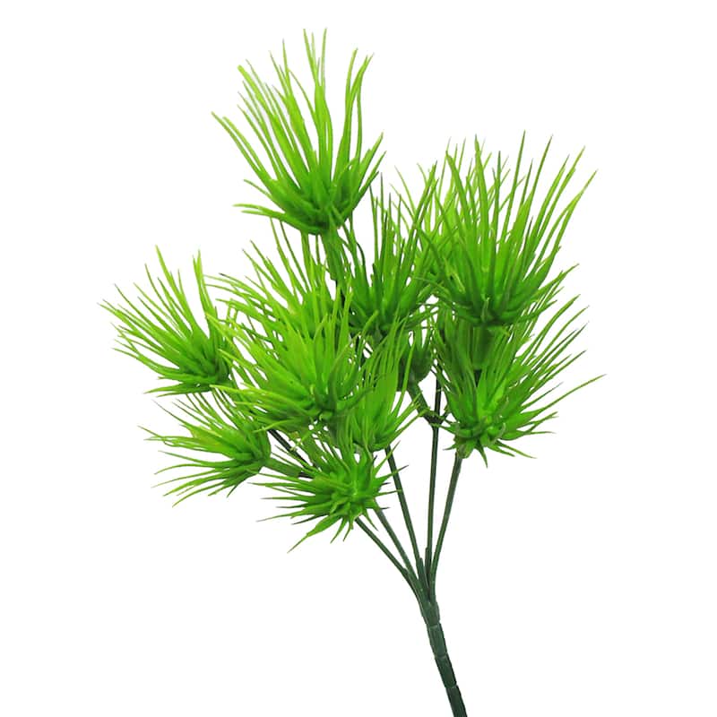 Set of 5 Artificial Tillandsia Succulent Stem Plant Greenery Pick Bush 11in