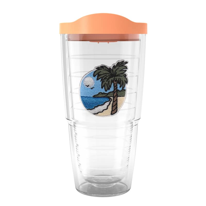 Tervis A Day In The Tropics Made in USA Double Walled Insulated Travel Tumbler, Morning - 24oz